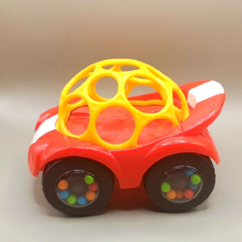 Oball Red and Yellow Toy Car